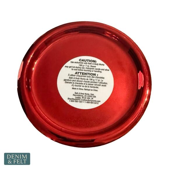 NEW Bath & Body Works Red Star Balloon Foil Single Wick Candle Holder Pedestal - Picture 6 of 8